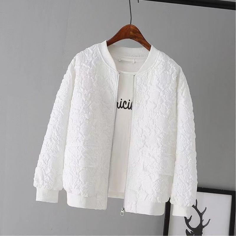 Women's Short Baseball Jacket Korean Style Early Spring Casual Jacket Fashionable Top