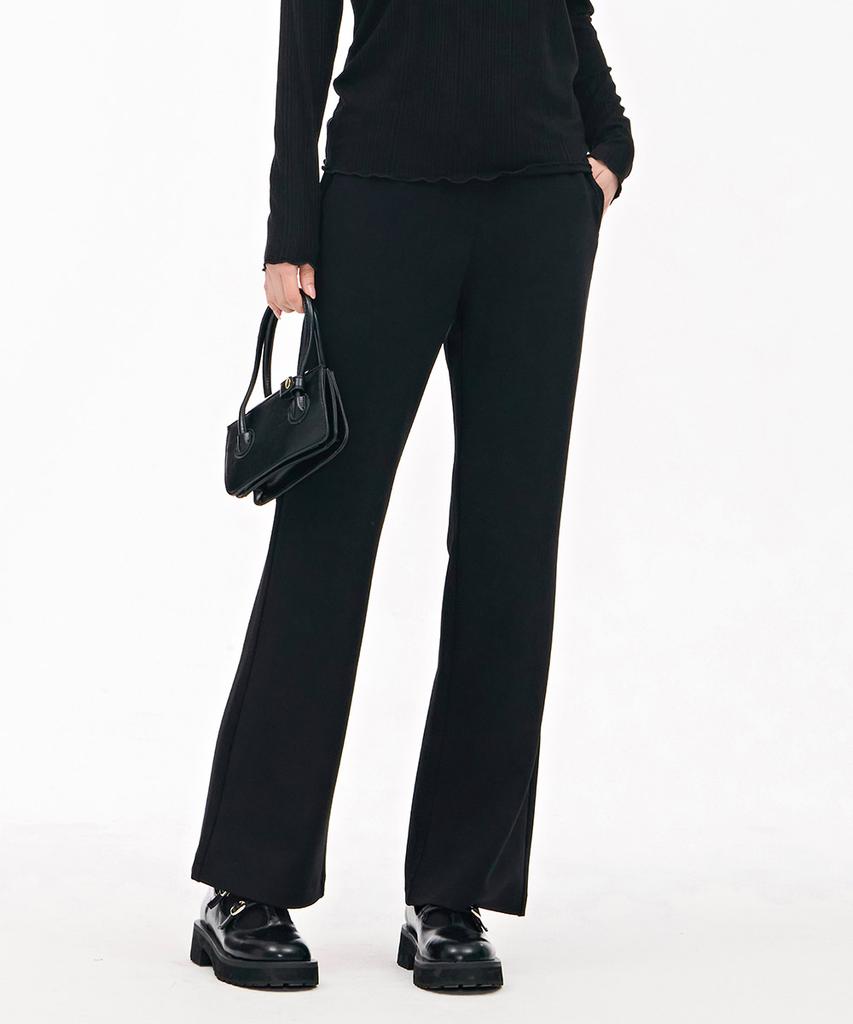 CHASECULT Women'S Bootcut Easyband Pants - Black