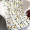 Spring and Summer New Flowers Pattern Cotton Linen Scarf for Women Autumn Warm Soft Shawls Muslim Hijab Poncho Echarpe Stoles