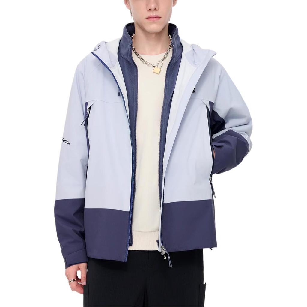 Fila Fusion Versatile Zip Long Sleeve Jacket Unisex Jackets Light-Blue T11U433701FLB