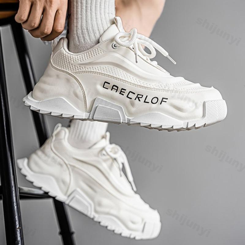 Fashion Fashion Trend Men's Low Top Casual Thick Soled Shoes 2025 Autumn Mesh Breathable Comfortable Versatile Non Slip Chunky sneakers