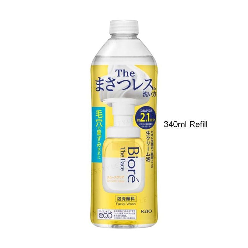 Kao - Biore The Face Foam Facial Cleanser Smooth Clear