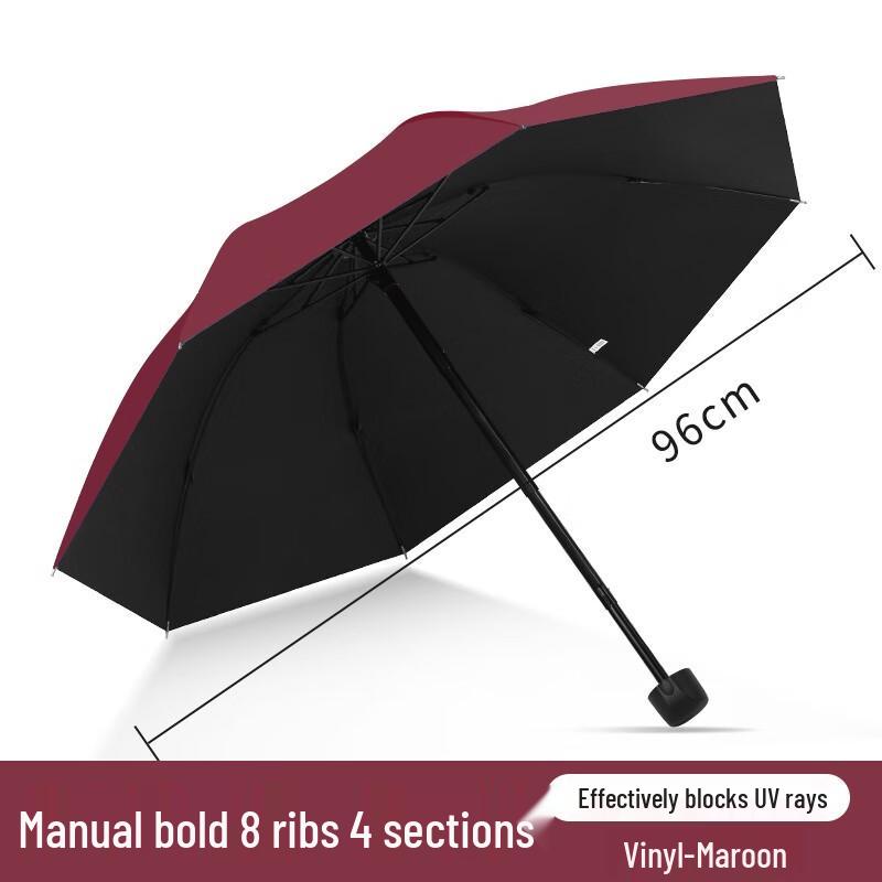 Xin Yuxuan Manual Folding Sun & Rain Umbrella