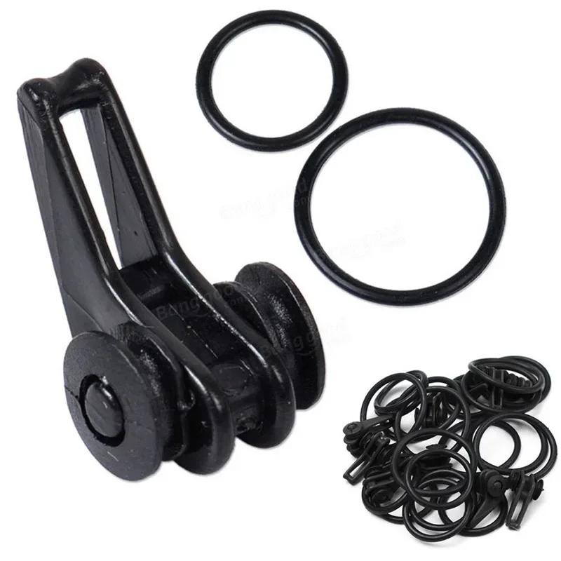 10pcs/lot Plastic Fishing Hook Secure Keeper Holder Lure Accessories Jig Hooks Safe Keeping For Fishing Rod Tool Bait Casting