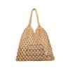 The New Fishing Net Bag Portable Female Bag Hollow Beach Bag Crochet Shoulder Bag
