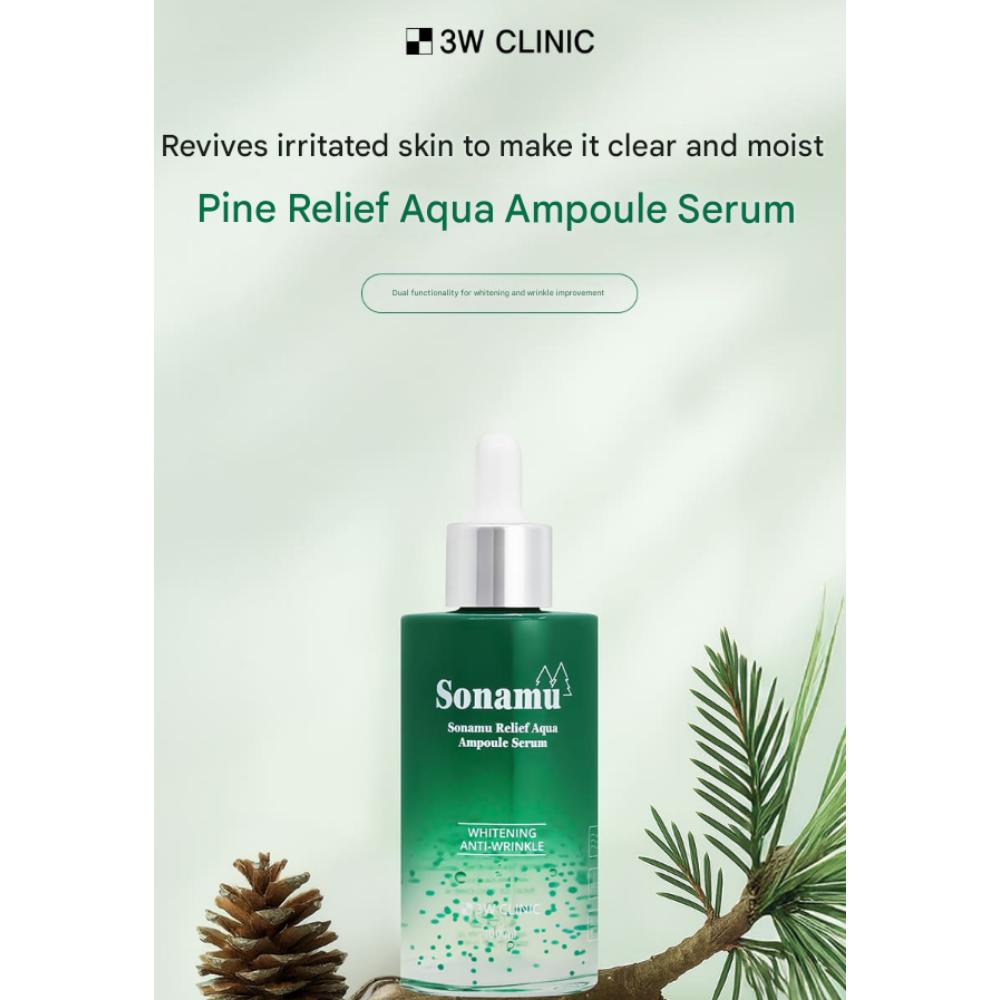

3W CLINIC Pine Relief Aqua Ampoule Serum (100ml)