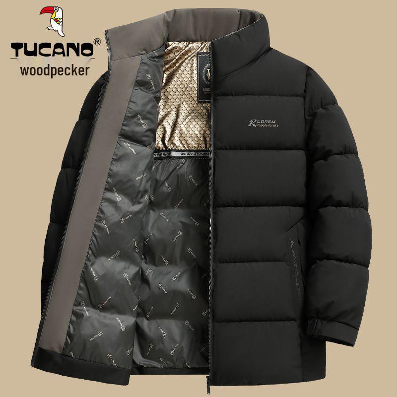 

Woodpecker Men s Warm Padded Winter Jacket 5XL for 165-185 lbs чорний