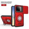 Anti-slip Armor Shockproof Case For ZTE Blade A56 Slide Camera Lens Protection Rotating Ring Stand TPU Frame Plastic Phone Cover