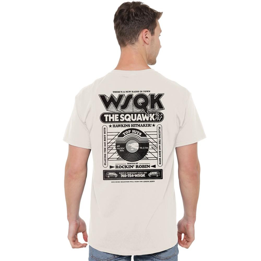 Stranger Things Hawkins Hitmakers Front Back Unisex T-Shirt S-3XL Natural XL