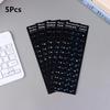 Universal Russian Keyboard Layout Stickers Waterproof Durable PVC Keyboard Decals Fit Laptop Desktop Computer Key Button Labels