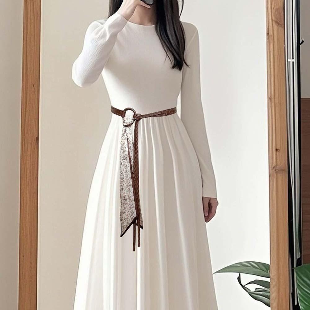 Bohemian Style Cashew Printed Belt Adjustable Silk Tie Design Belt Retro Jacquard Waistband  Girls