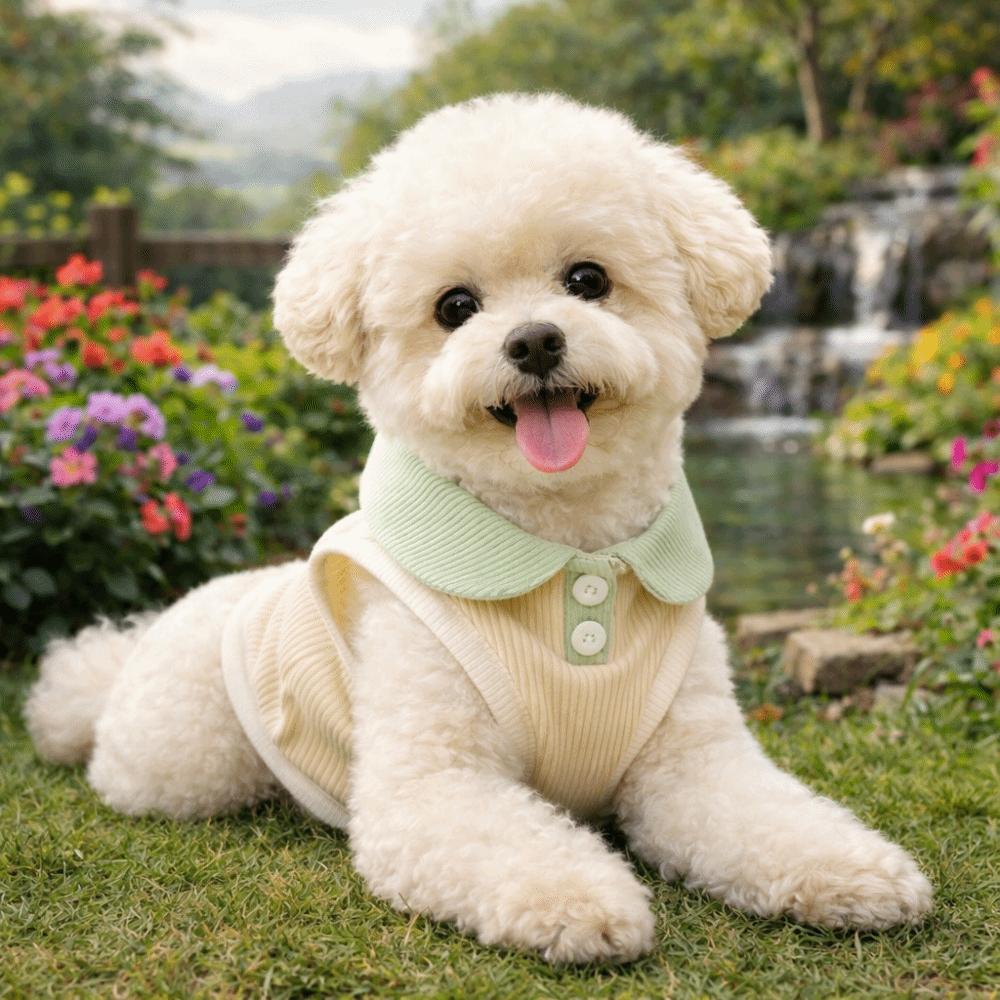 Breathable Puppy T-shirt Soft Pet Collar Vest Pet Shirts Apparel Pet Two Leg Clothes Pet Wear