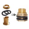 2PCS Water Butt Water Tank Tap Buckets Connector Watering Equipment Water Storage Rain Barrels Brass Tap Click-Lock Fitting