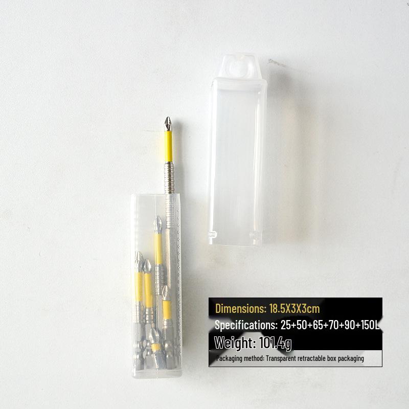 K5 Impact-Resistant Anti-Slip Magnetic Screwdriver Bit - Super Hard Phillips for Electric Drill