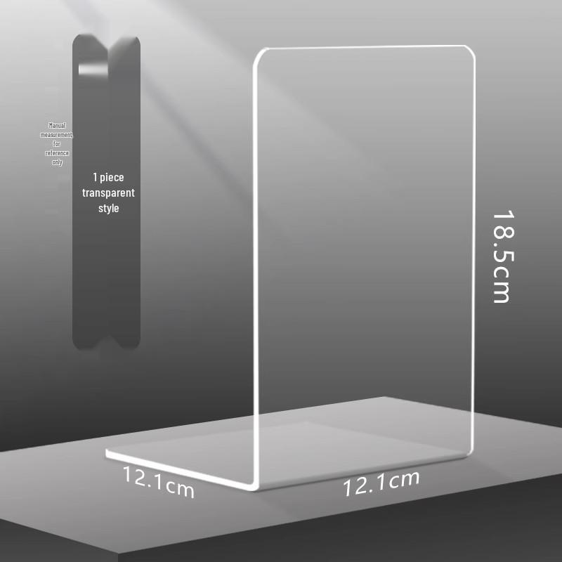 Прозрачные акриловые утолщенные подставки для книг - Прочные подставки для настольного книжного шкафа