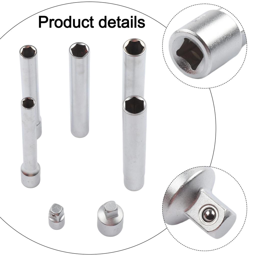 3 8 Inch Drive Socket Adapter 3 8 Drive Adapter Pneumatic Air Tool Compatibility Uniform Square Hole Connector