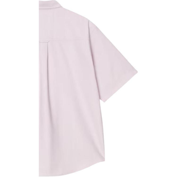 Carhartt WIP Braxton Shirt With Chest Pocket Loose Fit Casual Button Closure Short Sleeve Men shirts I031454-3MO-XX