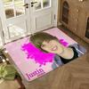 Gorący Piosenkarz J-Justin B-Bieber Mata Podłogowa Miękka Pogrubiona Chłonna Antypoślizgowa Sypialnia Salon Mata Wejściowa Dekoracja Domu Flanelowe Dywaniki