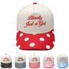 Literally Just a Girl Embroidery Color Matching Truck Driver Hat Fun Shade Daddy Hat