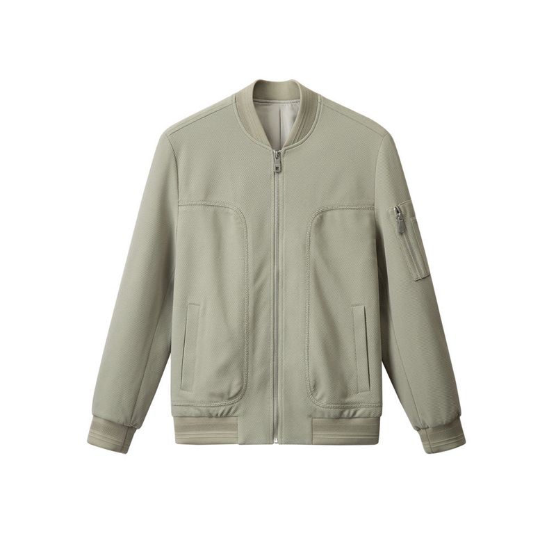 Paper Crane Design Baseball Collar Workwear Casual Jacket for Men 2025 New Autumn New Men's Jacket Spring and Autumn