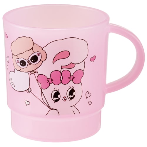 Skater Stacking Cup, 340ml, Made In Japan, Esther Bunny KP1-A