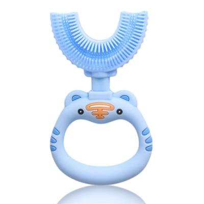 Yurashii Ages From 1 Brush [Children's Toothbrush, U-Shaped, Soft, 2-7] Kokoro,