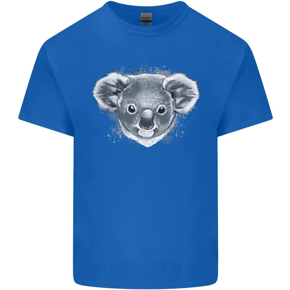 Koala Bear Head Unisexs Cotton TShirt Tee Top