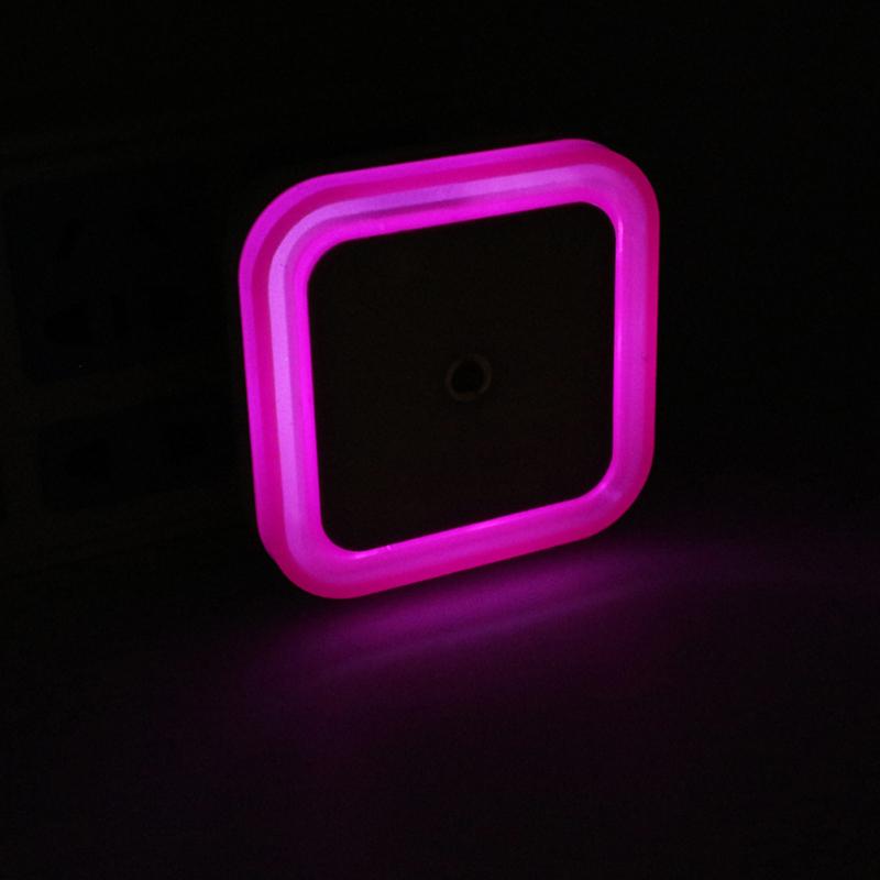 Bezprzewodowa lampka nocna LED z czujnikiem światła Mini lampka nocna z wtyczką EU do pokoju dziecięcego, sypialni, dekoracja, oświetlenie