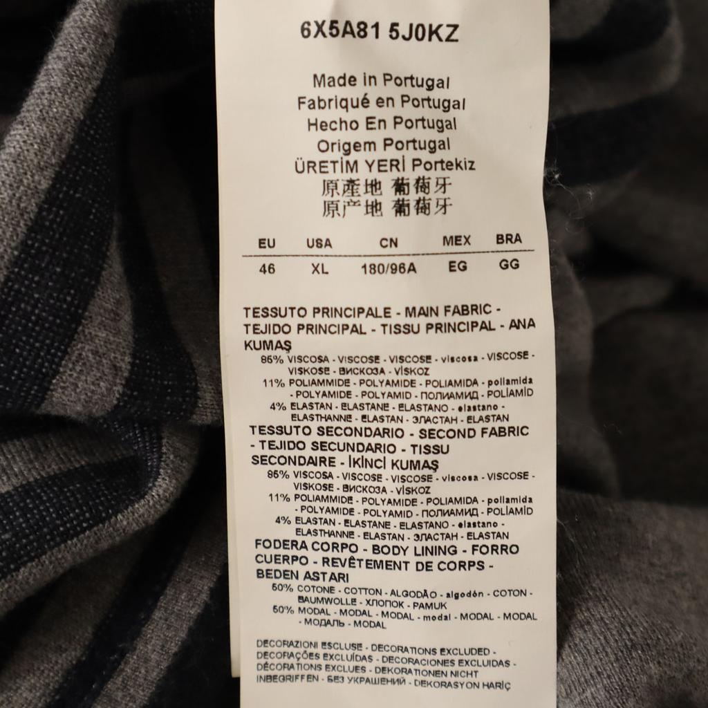 ARMANI JEANS Long sleeve Layered one piece 46 gray Women Used