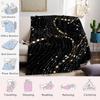 Glimmer Veil Flanelldecke Warm Weich Halloween Weihnachten Sofa Warm Gemütlich Dekoratives Dekor Geschenk für Alle Jahreszeiten