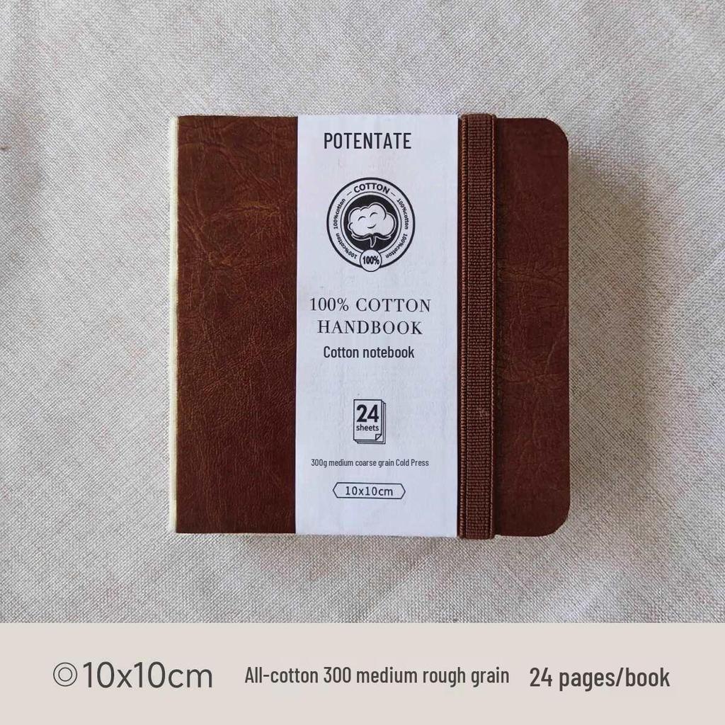 Custom Watercolor Accordion Fold Journal - 300g Paper, Compact and Convenient