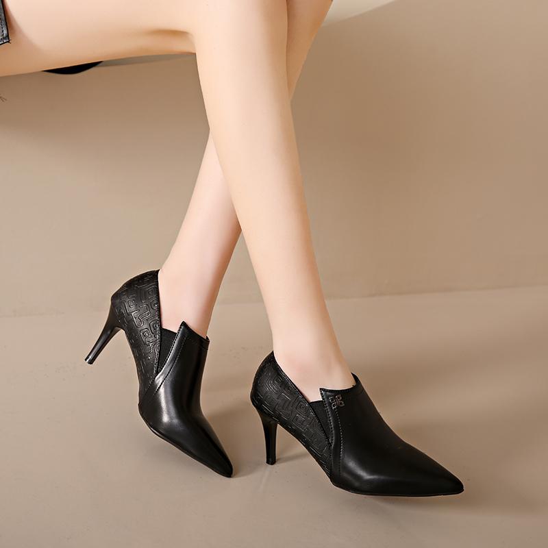 2024 Botas Femininas Women Fashion Sweet High Quality Side Zipper Short Ankle Boots Lady Brand Design Brown Black Boot