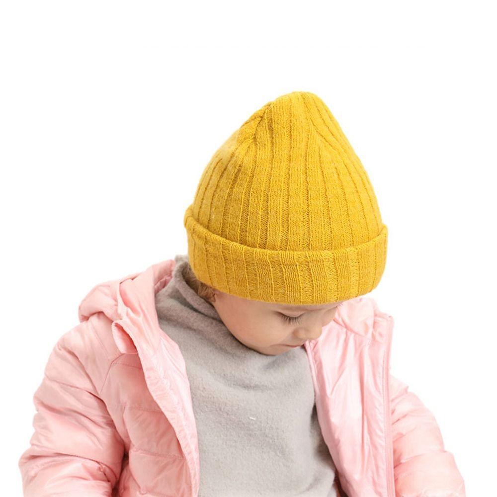 Cat Ear Winter Cap Soft Warm Casual Knit Cap Fashion Embroidered Bonnet For Children
