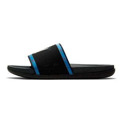MLB x Chancla OffCourt Miami Marlins Zapatillas para Hombre Negro Azul Neptuno Rojo Chile DH6984-001