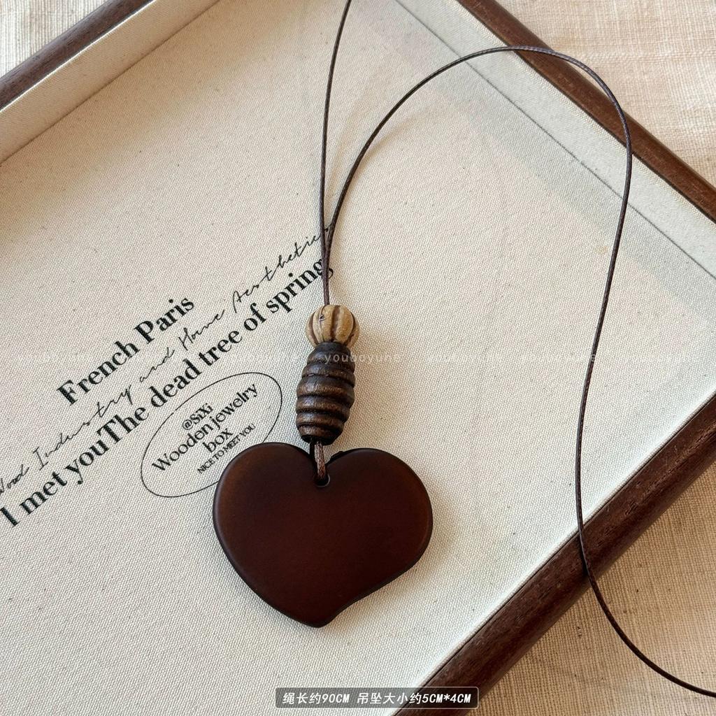 New Chinese-style Hollow Water Drop Long Necklace Women's Sweater Chain Simple Neck Accessories