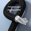 6A Fast Charge Dual Splitter Cable, 2-in-1, Available In 0.2m/2m Lengths