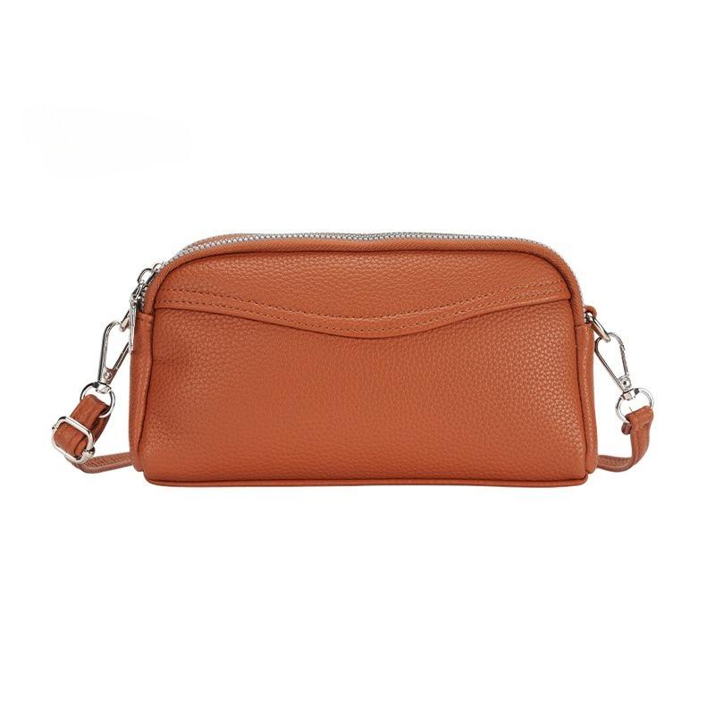 New Retro Women Bag - Two Compartment Zipper Crossbody Phone Purse Versatile Handheld Shoulder Bag for Casual Style