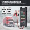 Testador de bateria de carro, testador de bateria de carro 12V 24V, testador de alternador automotivo, testador de carga, testador de bateria, analisador para verificação de alternador