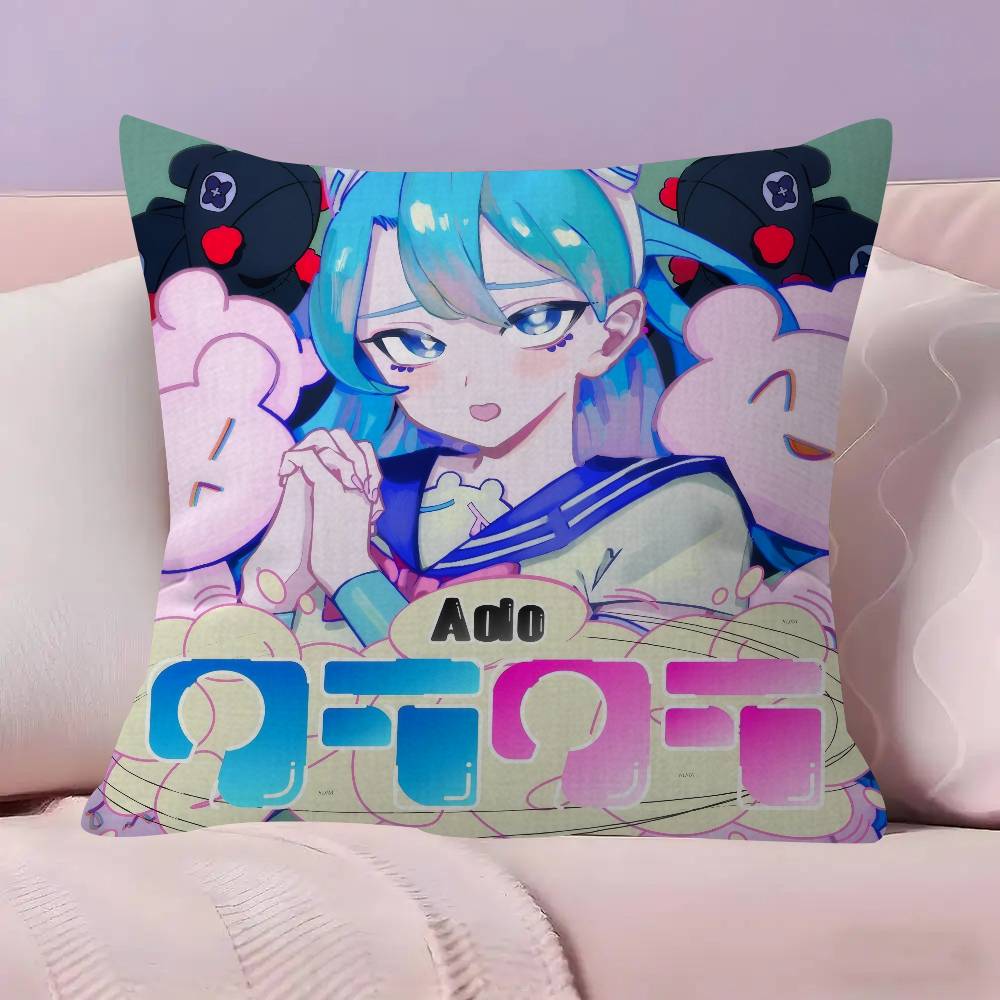 Singer Ado COOL Girl  Pillow Gift Home Office Decoration Pillow Bedroom Sofa Car Cushion CoverPillow Case