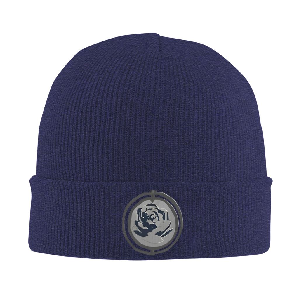 Game Jinx Blue Rose Beanie Hats Bonnet Hats Female Male Vintage Gym Knitting Hat Winter Custom Elastic Caps