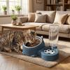 Large Capacity Automatic Pet Feeder Neck Protection Pet Food Bowl  for Cats Dogs