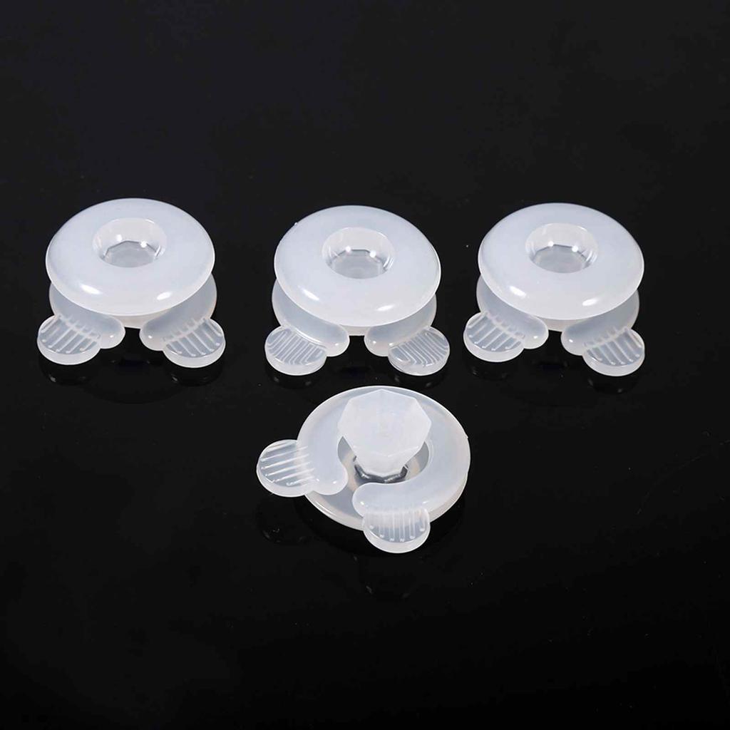 2 Sets Duvet Comforter Clamps Duvet Donut Holder Fastener Comforter Grippers Keep in Place White