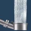 Factory Price Modern Turbo Thermostatic Handheld Rainfall Shower Head Kit with High Pressure Water Saving for Bathroom