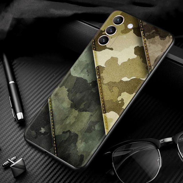 Husă pentru telefon mobil pentru Samsung Galaxy S20 Fe S21 Ultra S10 S9 Plus S10e S10lite Husă Caso Camuflaj Camo Armata Militară