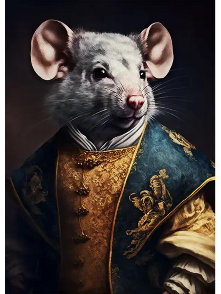 Nowoczesna moda zwierzęca szlachetny rocznik lew tygrys pies niedźwiedź 5DDIY diamentowe malowanie sztuka ścienna obraz dekoracja salonu