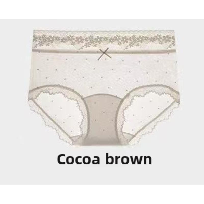 Ladies Summer New Style Ultra Thin Type Pure Desire Sexy Lace Mesh Gauze Briefs