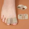Toe Separator Hallux Valgus Corrector Breathable Elastic Nylon Spacers for Overlapping Toes Bunion Relief & Straightener