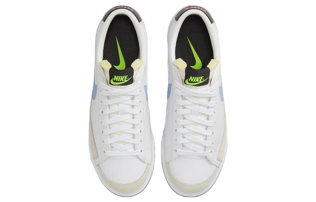 Nike Blazer Low Platform Bianco Cobalto Bliss Donna FJ0738-100