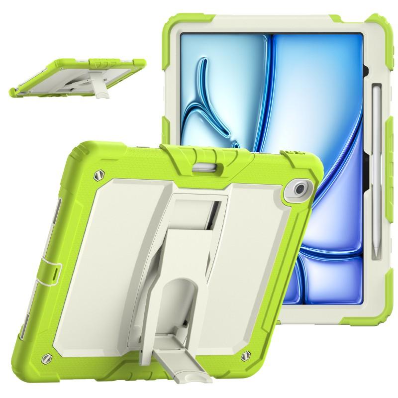 Full Coverage Silicone PC Case With Kickstand IPad Air 13 Inch A9 Plus 11 Tablet Anti-Slip Shockproof Protective Cover