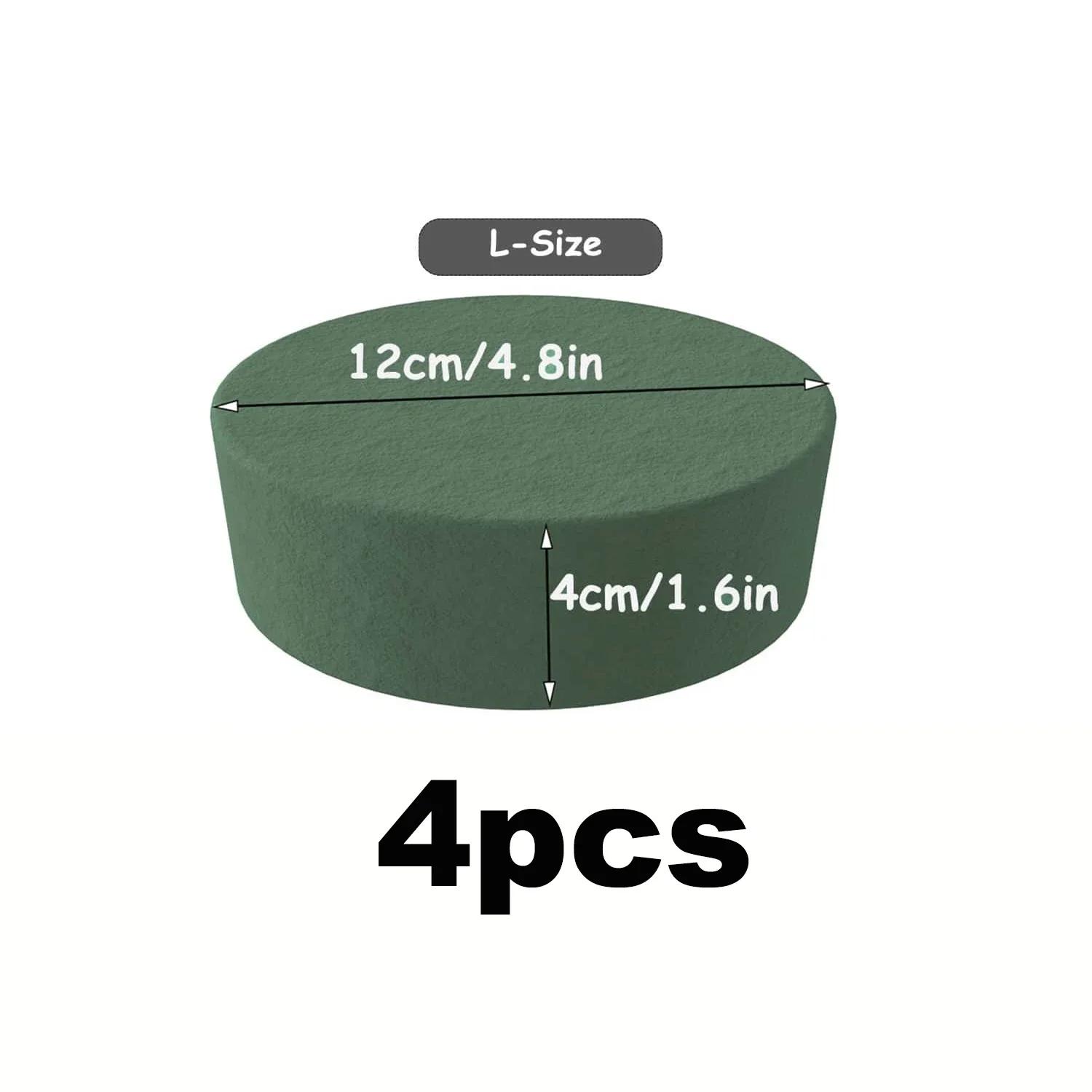 

2026 Зеленые блоки флористической пены круглые DIY поделки Флористика Грязь для свадебного декора Праздничная витрина Последняя модель